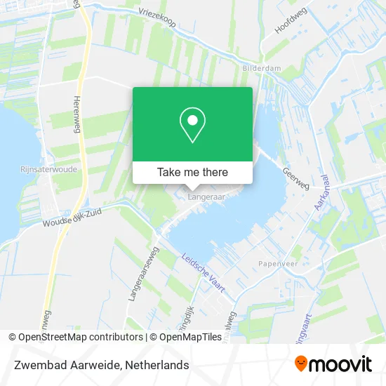 Zwembad Aarweide map