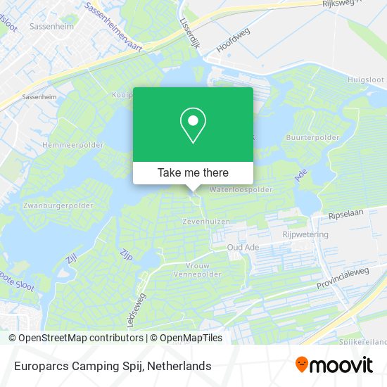 Europarcs Camping Spij map