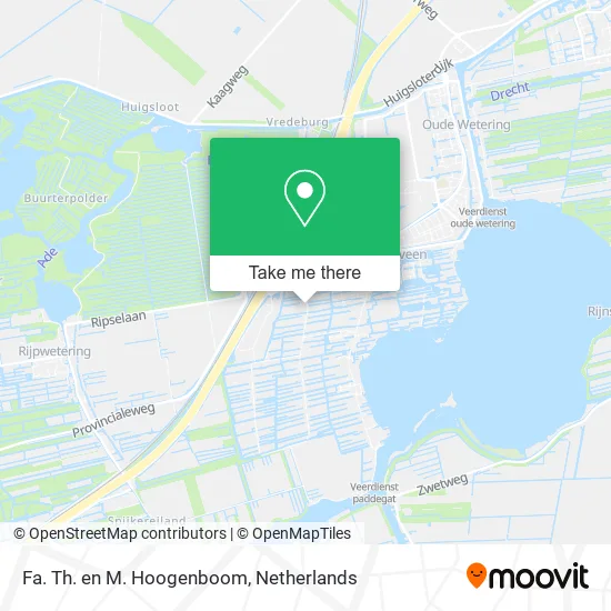 Fa. Th. en M. Hoogenboom map