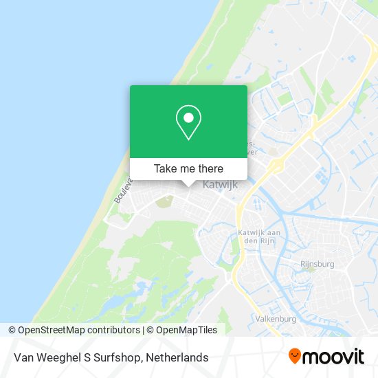 Van Weeghel S Surfshop map