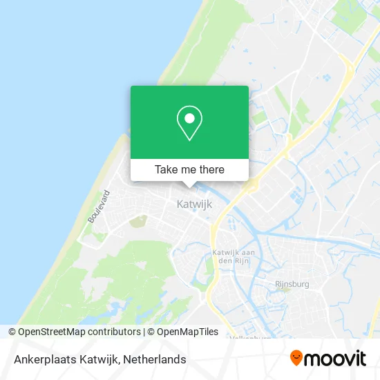 Ankerplaats Katwijk Karte