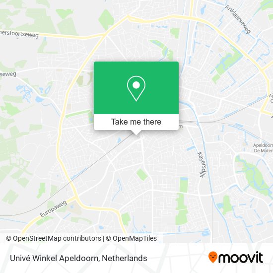 Univé Winkel Apeldoorn map