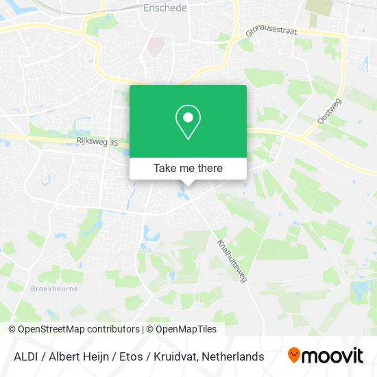 ALDI / Albert Heijn / Etos / Kruidvat map