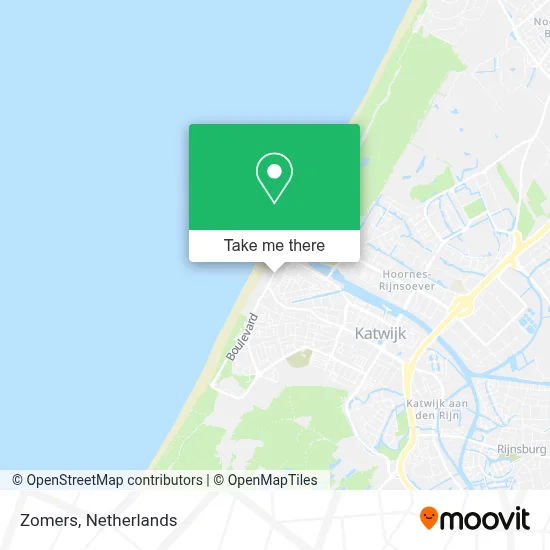 Zomers map