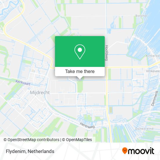 Flydenim map