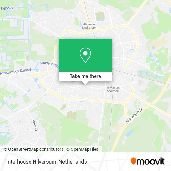 Interhouse Hilversum map