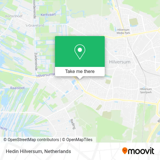 Hedin Hilversum map