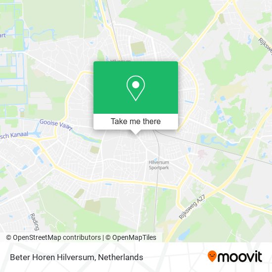 Beter Horen Hilversum Karte