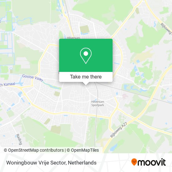 Woningbouw Vrije Sector map