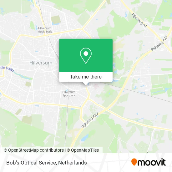 Bob's Optical Service map