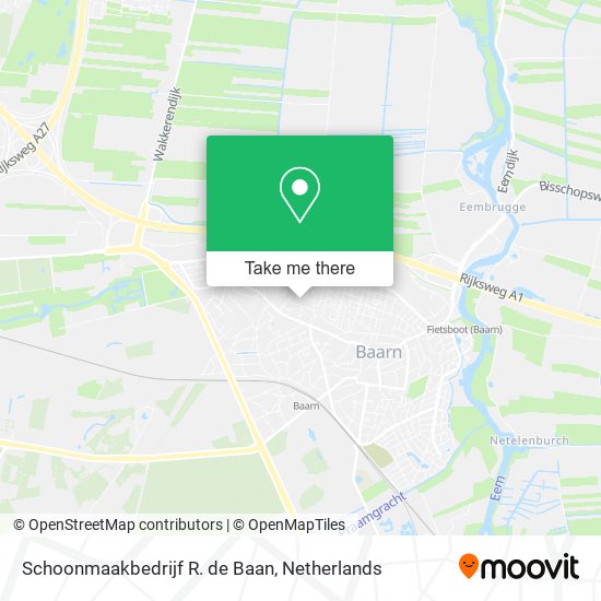 Schoonmaakbedrijf R. de Baan map