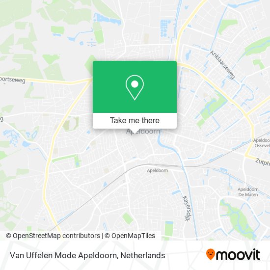 Van Uffelen Mode Apeldoorn map