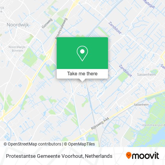 Protestantse Gemeente Voorhout Karte