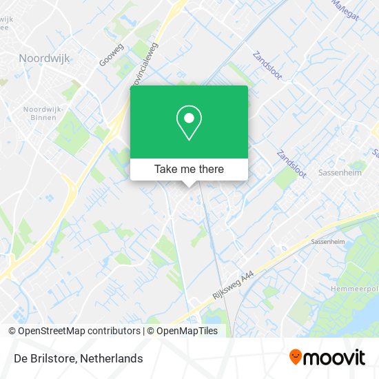 De Brilstore map