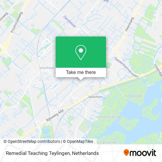 Remedial Teaching Teylingen Karte