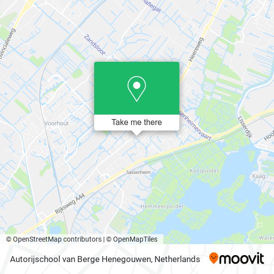 Autorijschool van Berge Henegouwen map