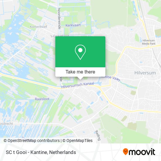 SC t Gooi - Kantine map