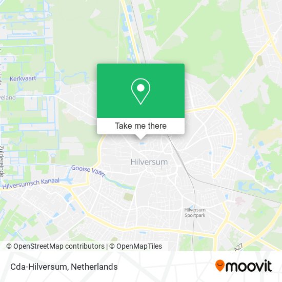 Cda-Hilversum map