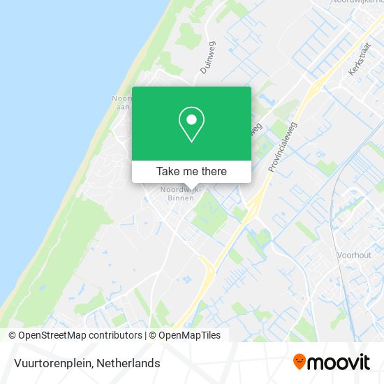 Vuurtorenplein map