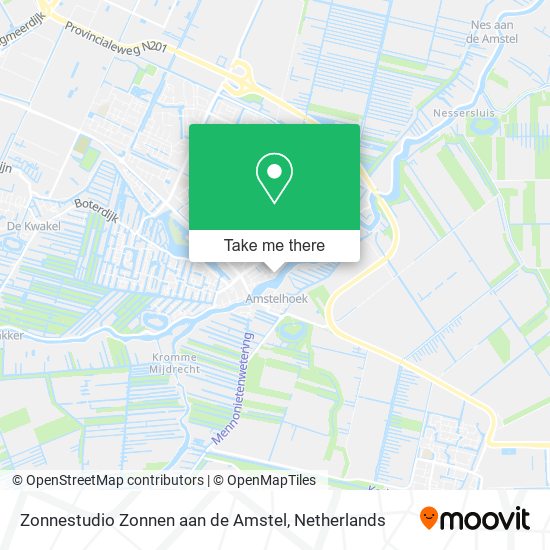 Zonnestudio Zonnen aan de Amstel map