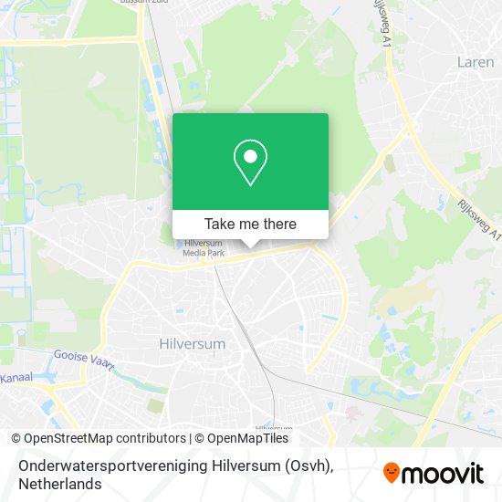 Onderwatersportvereniging Hilversum (Osvh) map