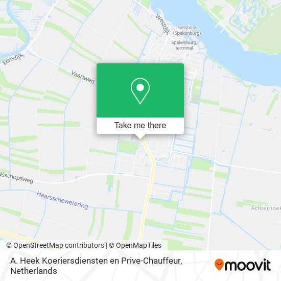 A. Heek Koeriersdiensten en Prive-Chauffeur map