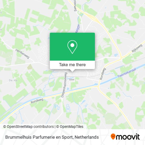 Brummelhuis Parfumerie en Sport map