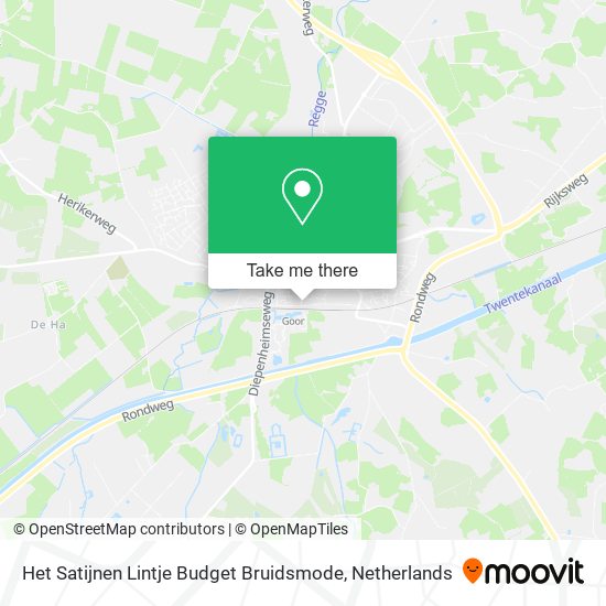 Het Satijnen Lintje Budget Bruidsmode map