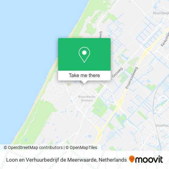 Loon en Verhuurbedrijf de Meerwaarde map