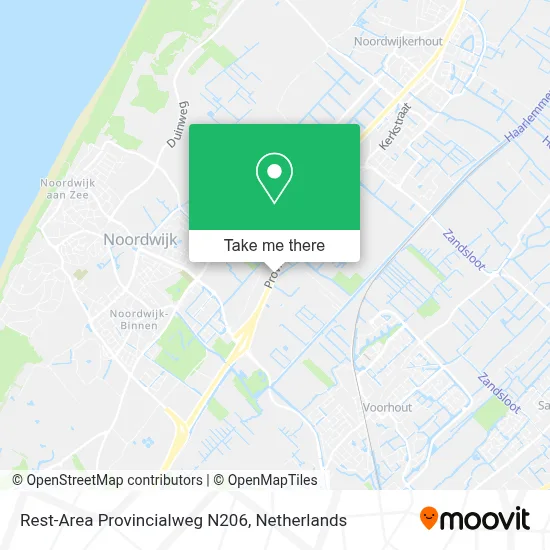 Rest-Area Provincialweg N206 map