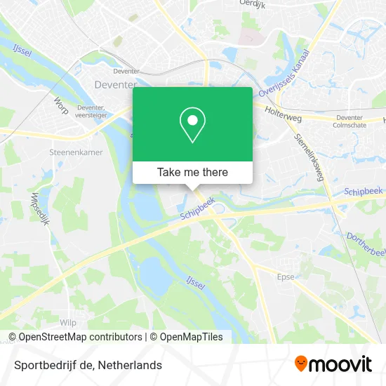 Sportbedrijf de map