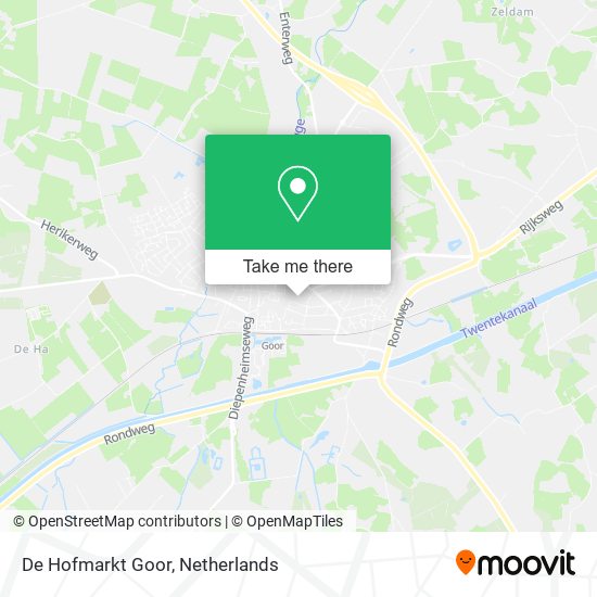 De Hofmarkt Goor map