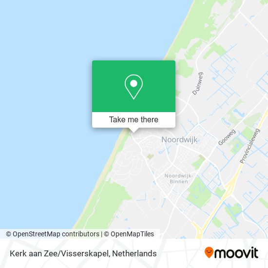 Kerk aan Zee/Visserskapel Karte