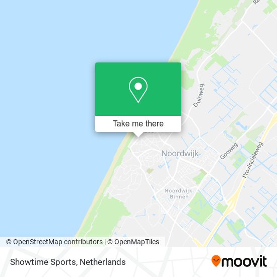Showtime Sports map