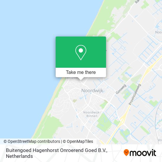 Buitengoed Hagenhorst Onroerend Goed B.V. map