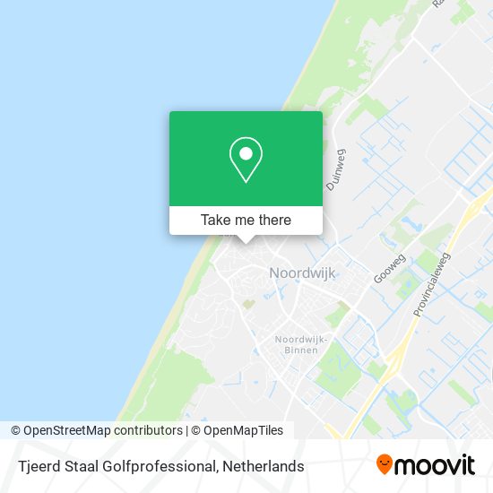 Tjeerd Staal Golfprofessional map