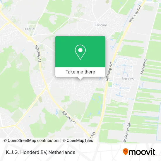 K.J.G. Honderd BV map