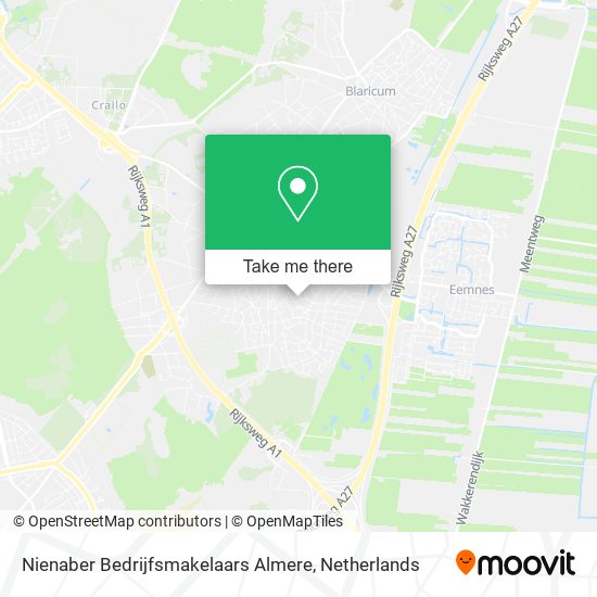 Nienaber Bedrijfsmakelaars Almere map
