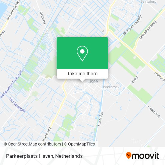 Parkeerplaats Haven map