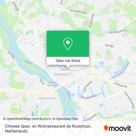 Chinees Spec. en Wokrestaurant de Rozentuin map