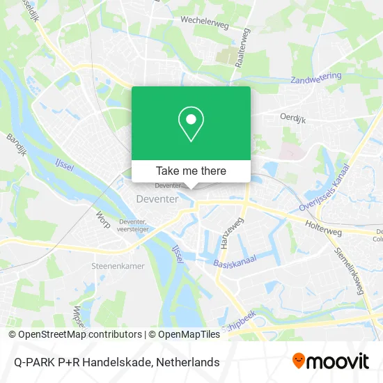 Q-PARK P+R Handelskade map