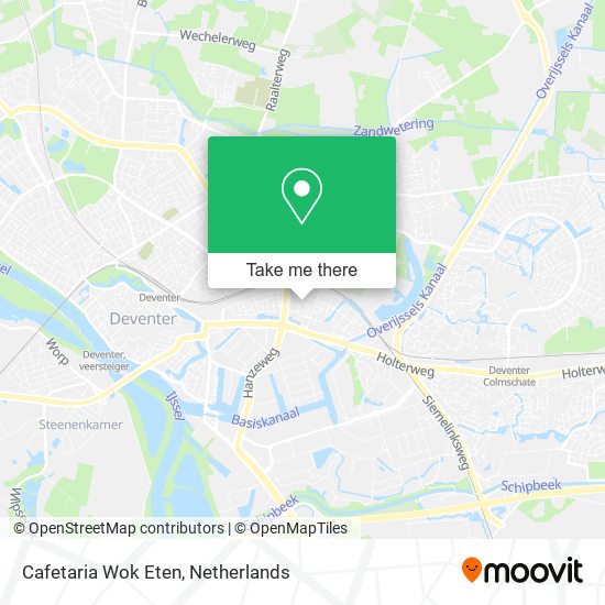 Cafetaria Wok Eten map