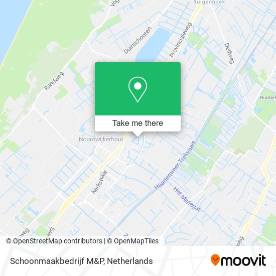 Schoonmaakbedrijf M&P map