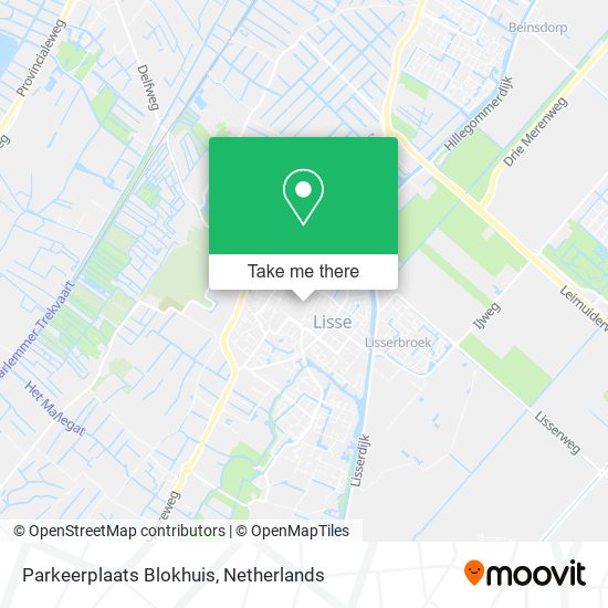 Parkeerplaats Blokhuis map