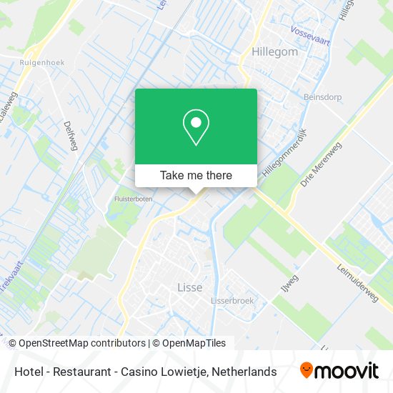 Hotel - Restaurant - Casino Lowietje map