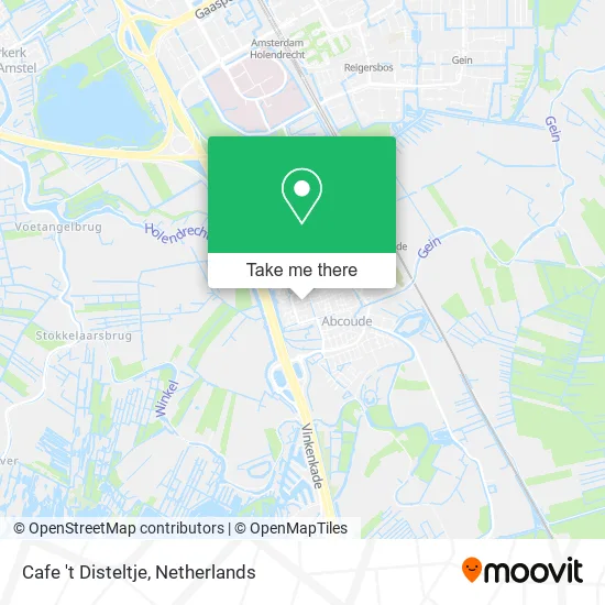 Cafe 't Disteltje map