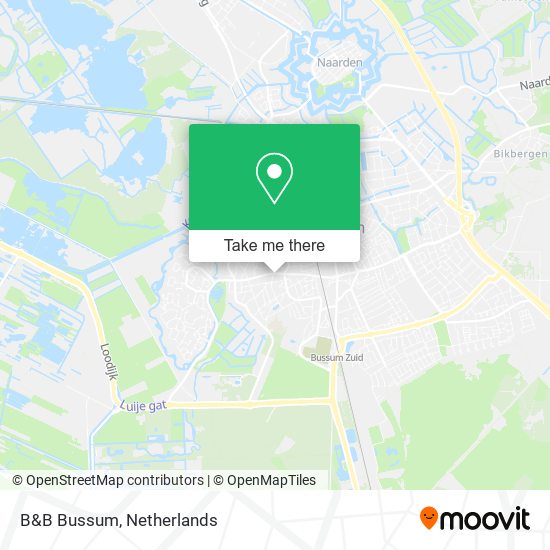 B&B Bussum map