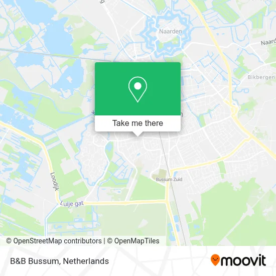 B&B Bussum map