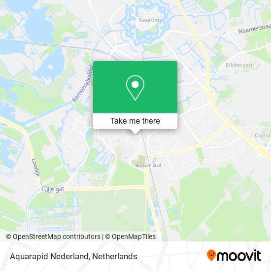 Aquarapid Nederland map