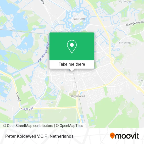 Peter Koldeweij V.O.F. map